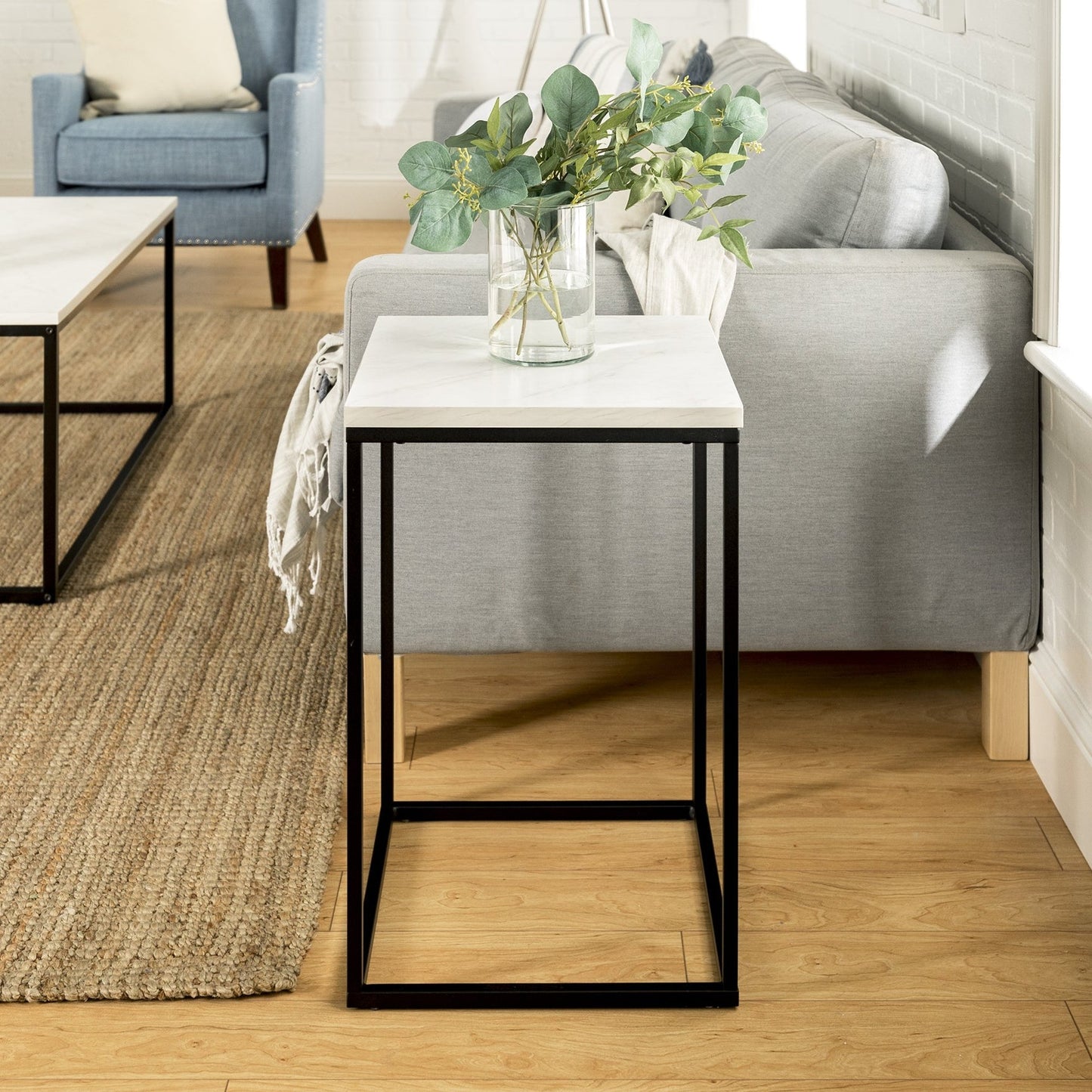 Square side table