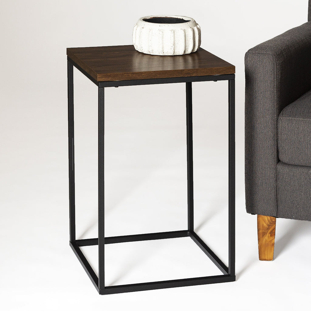 Square side table